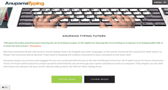 Desktop Screenshot of anupamatyping.com