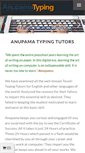 Mobile Screenshot of anupamatyping.com